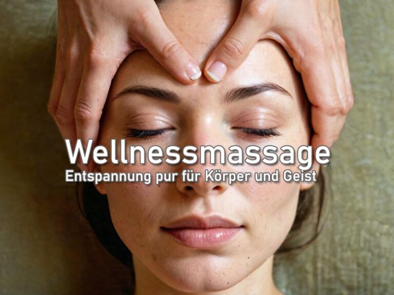 Wellnessmassage: Entspannung pur für Körper und Geist